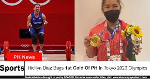 The philippine air force (paf) also praised diaz, the first filipino to win a gold medal at the tokyo olympics. Mhab Krzfsbsdm