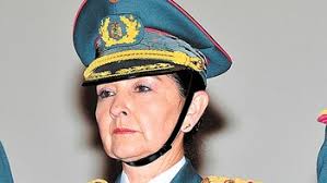 La hija del asesino del Che, Primera Generala del ejército boliviano
