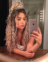 It's more wavy than curly, especially the not so good: 7 Stunning Long Blonde Curly Hairstyles That We Love Wetellyouhow