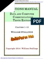 .10th edition by william stallings — solutions manual and test bank for textbooks. Data And Computer Communications 10th Edition Stallings Solutions Manual 190119135037 Pdf Transmission Control Protocol Internet Protocol Suite
