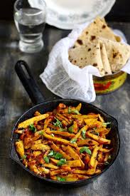 Punjabi Arbi Masala Recipe Arbi Fry Fun Food Frolic Recipe Masala Recipe Indian Food Recipes Vegetarian Veg Dishes