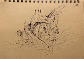 Artstation Frass Dragon Sketches Terry Wei Dragon Sketch Sketches Dragon
