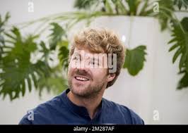 Researcher Willem Sas pictured during a press conference regarding a study 