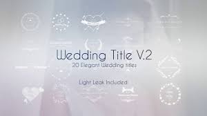 Wedding titles is an excellent template for final cut pro, which is executed in a romantic design and is very smoothly animated. Wedding Title V 2 Final Cut Pro X Template Youtube