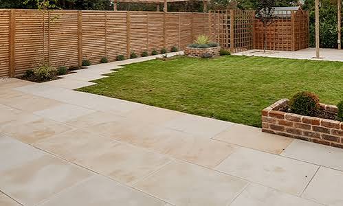 Natural Sandstone by T & T Driveways in Manchester