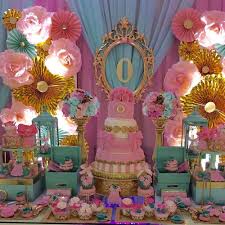 Baby Shower Party Ideas Photo 24 Of 26 Baby Shower Princess Pink Baby Shower Baby Shower Decorations