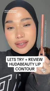 Review Huda Beauty Lip Liner Shade Sandy Beige
