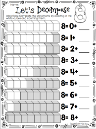 Learn All About The Number 8 And How To Decompose 8 With This Freebie Kindergarten Math Math Addition Math Resources