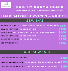 (inside phenix salon suites) next to.feedin ponytail _ small_midback length $150 feedin braids without hair $165 feedin braids with hair $20 extra for pass midback length , sewin / weaving_full sewing with closure. Weaves Bob Cut Hair Salon Price List Novocom Top