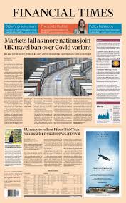 See more ideas about financial times, cover, business publication. Financial Times Front Page 22nd Of December 2020 Today S Papers