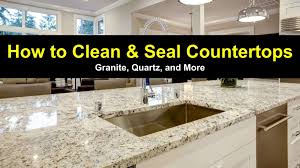 to clean granite countertops