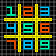 Link pixel art grid by matbox99 on deviantart. 8 Bit Pixel Art Numbers 1 9 In A Sudoku Grid Stock Vector Illustration Of Block Puzzle 34014877