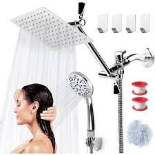 (4.7) out of 5 stars 88 ratings, based on 88 reviews. Cosyland 8 High Pressure Rainfall Shower Head Handheld Combo 9 Settings With 11 Extension Arm 60 Hose Height Angle Adjustable
