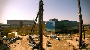 Construction Of New Energy Academy Europe Building Phase 1 Europe Buildings Building Europe