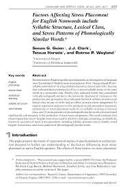 Http Journals Sagepub Com Doi Pdf 10 1177 00238309030460040301