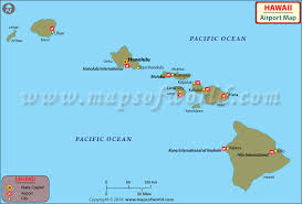 Airports In Hawaii Hawaii Airports Map