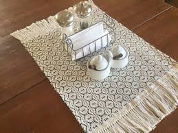 Black And White Farmhouse Table Runner Modern Farmhouse Table Runner Woven In Black And White Cotton Modern Farmhouse Table Farmhouse Table Runners Weaving