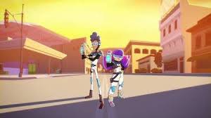 Summer vacation, cruising into theaters next summer! Miko Gallery Glitch Techs Wiki Fandom Glitch Tmnt Art Netflix