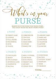 Bridal Shower Bachelorette Party Hen Party Bridal Shower Game Purse Game Tiffany And Gold Tiffany Br Bridal Shower Theme Bridal Games Teal Bridal Showers