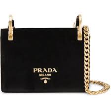 Black And Gold Purse Prada Velvet Pattina Bag With Gold Chain 1 760 Liked On Polyvore Featuring Bags Handbags Shoulder Ba Gold Chain Handbag Chain Strap Purse Handbag Straps