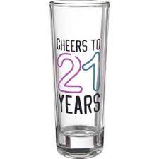 This listing is for the set(wine glass and shot glass) you can customize colors too! Finally 21 Glass Shot Glass 2 5oz Party City