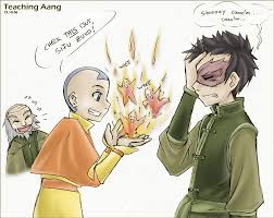Avatar Teaching Aang Aang Avatar Avatar Airbender