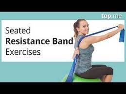 1 seated resistance band exercises 9 exercises you can do on a chair youtube band workout resistance band exercises exercise