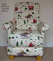 Make over your home for less in the cath kidston home accessories sale. Cath Kidston Cowboys Cream Fabric Adult Chair Armchair Nursery Indians Retro Chairs For Cherubs