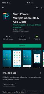 Aquí puede ver todas las aplicaciones posibles para clonar, iré con . App Gemela Como Duplicar Una App En Android Noviembre 2021
