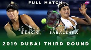 Bio, results, ranking and statistics of belinda bencic, a tennis player from switzerland competing on the wta international tennis tour. Belinda Bencic Vs Aryna Sabalenka Full Match 2019 Dubai Third Round Youtube