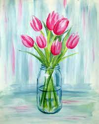 Tulips Tulip Painting Flower Painting Painting