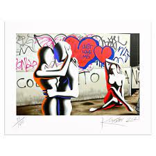 Mark Kostabi - Just love me - 70x90 cm kost011 | AtelierOnline