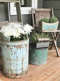 Farmhouse decor emphasizes more on keeping in tune with nature. Over 30 Cool Ideas For Rustic Outdoor Decor Farmhouse Outdoor Decor Front Porch Decorating Front Porch Furniture