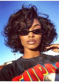 Stunning Bob Hairstyles Synthetic Hair Curly Wigs For African American Women 14 Inches Natural Hair Styles Hair Styles Curly Hair Styles Naturally