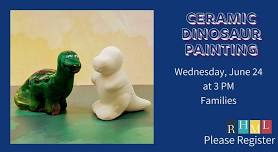 Ceramic Dinosaur Painting for Families