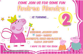 Free printable fairy peppa pig invitation templates! Peppa Pig Birthday Invitations Free Printable Templates 2018