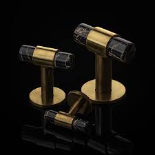 Traditional flared sumo 3 in hole centers chrome cabinet pull / handle p208376ch. In Residence