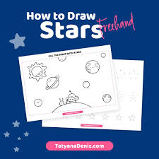 How To Draw A Star Freehand Drawing Tutorial Easy Drawing Tutorial Kawaii Cloud