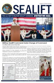 Sealift August 2019 By Military Sealift Command Issuu
