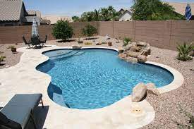 We offer a weekly and biweekly pool cleaning service. Simple Backyards Presidential Pools Spas Patio Of Arizona Backyard Pool Arizona Backyard Arizona Backyard Ideas Pool