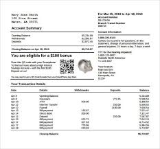 Sample Bank Statement Template Statement Template Bank Statement Statement