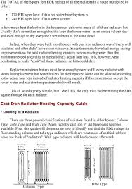 Cast Iron Radiator Heating Capacity Guide Pdf Free Download