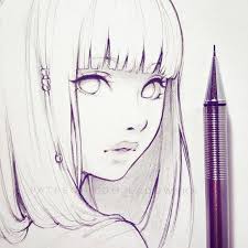 Dessin Manga Fille Visage Cheveux Elances Regard Du Cote Ladowska Sleep Sleep Images Visage Manga Dessin Manga Dessin Visage