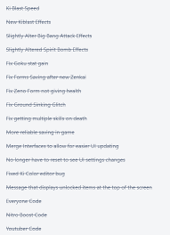 Roblox dragon ball rage codes. Dracius On Twitter Dragon Ball Rage Has Been Updated Here Is The Log