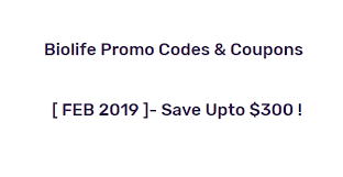 Biolife Promo Codes Coupons Feb 2019 Save Upto 300