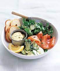 Smoked Salmon With Creamy Cucumber Salad Recipe Recipe Smoked Salmon Recipes Salmon Recipes Easy Salmon Recipes