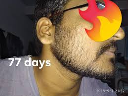 Shaving beard for better seal