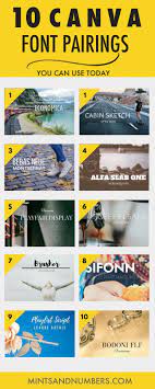 Canva Font Pairings 10 Gorgeous Combinations You Can Use Today Maiden Studio Font Pairing Photoshop Design Font Combinations