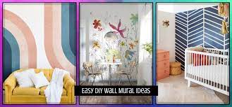 For a wall painting idea that looks difficult but can be done quite easily, go for a pattern such as chevron or herringbone. Easy Diy Wall Mural Ideas One Brick At A Time