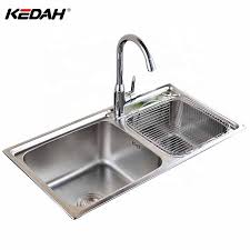 Choosing a kitchen sink and mixer tap is one of the most important decisions when planning your new kitchen. Discount Price Cheap 304 Stainless Steel Double Bowl Deep Kitchen Sink With Strainer Buy Kitchen Sink Stainless Steel Kitchen Sink 304 Kitchen Sink Product On Alibaba Com